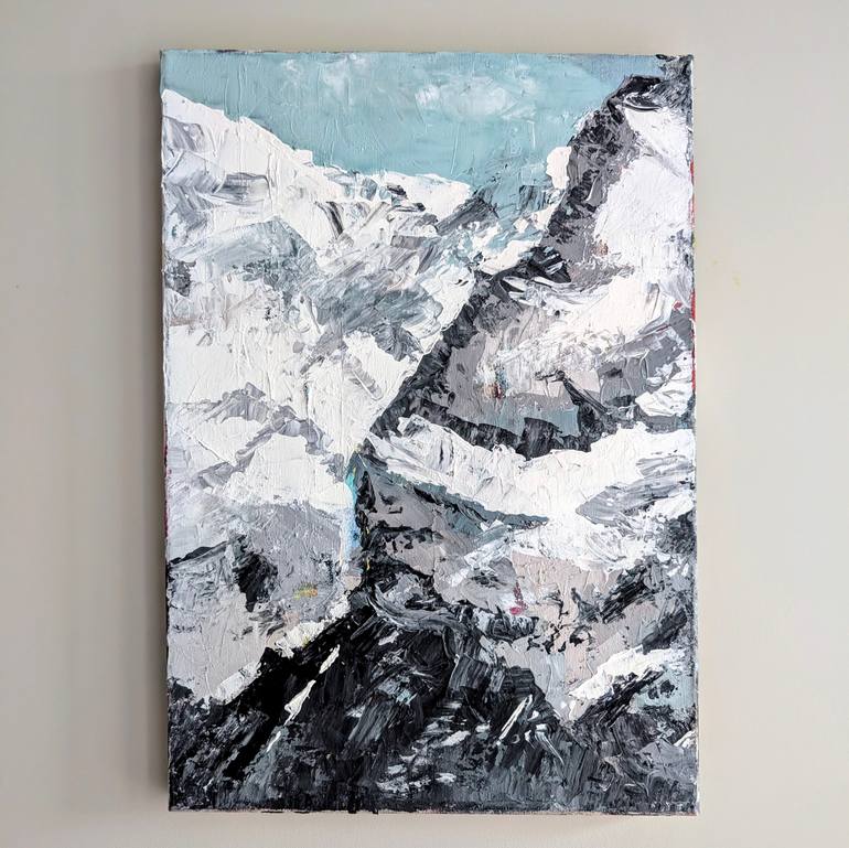 Original Abstract Landscape Painting by Nataliia Burminska