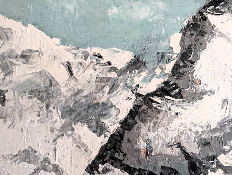 Original Abstract Landscape Painting by Nataliia Burminska