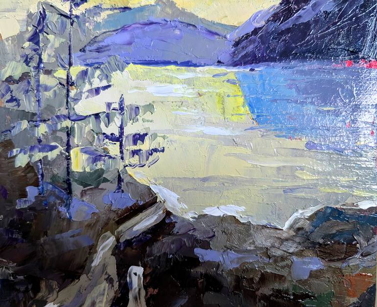 Original Contemporary Landscape Painting by Nataliia Burminska