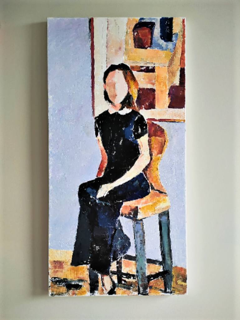 Original Art Deco Women Painting by Nataliia Burminska