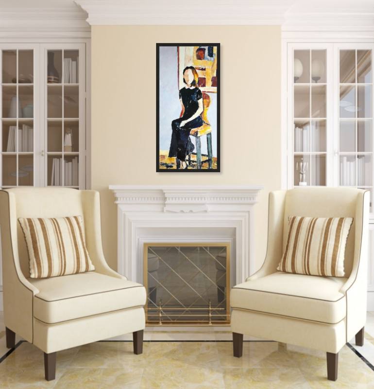 Original Art Deco Women Painting by Nataliia Burminska
