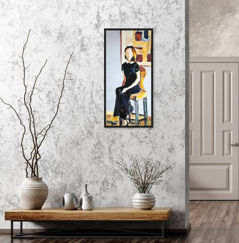 Original Art Deco Women Painting by Nataliia Burminska