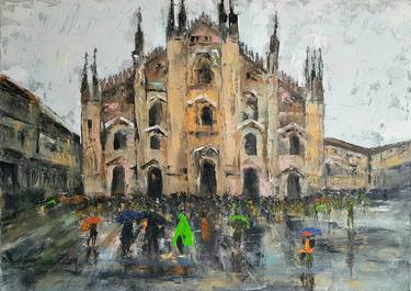 Print of Fine Art Architecture Paintings by Nataliia Burminska