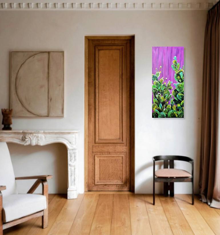 Original Abstract Botanic Painting by Nataliia Burminska