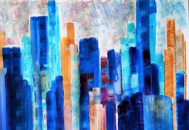 Print of Abstract Expressionism Architecture Paintings by Nataliia Burminska