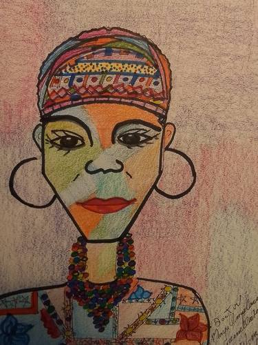Maya Angelo's Abstract Portrait thumb
