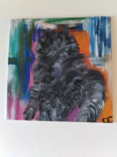 Original Abstract Cats Paintings by Carmella Teresa