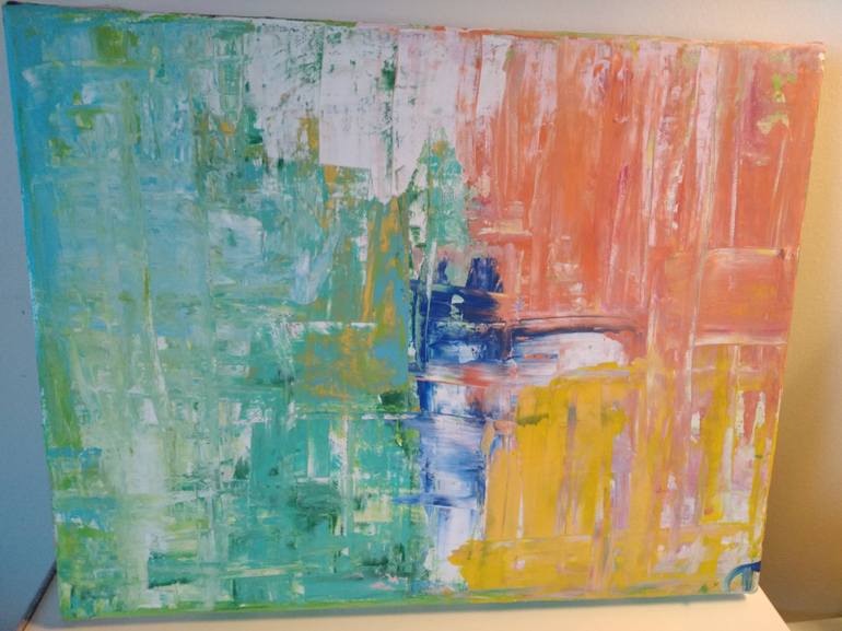 Original Abstract Expressionism Abstract Painting by Carmella Teresa