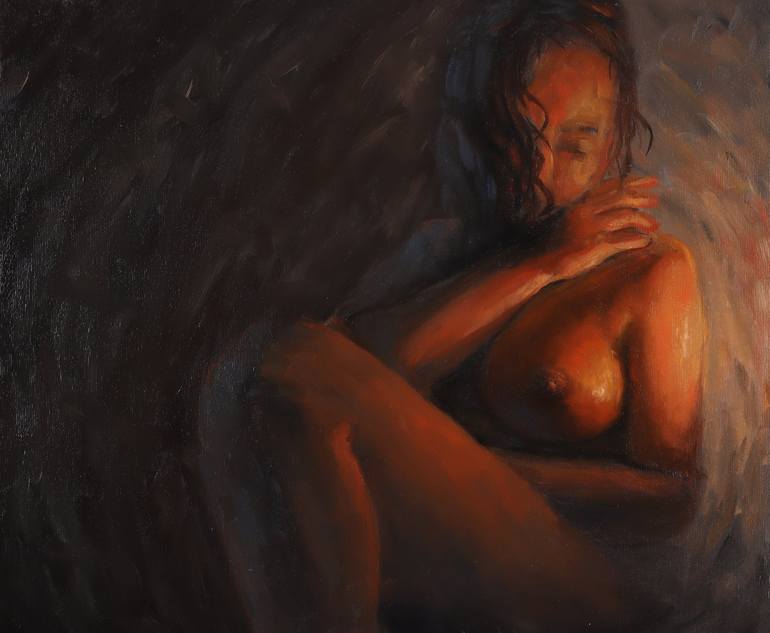 Smoldering in Silence - Print
