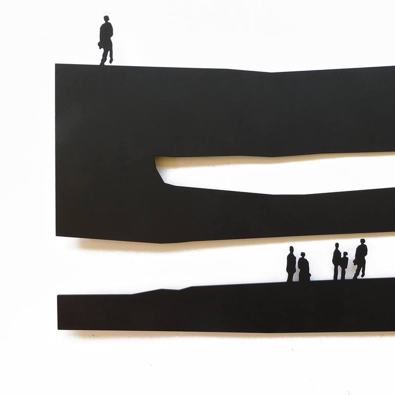 Original Conceptual Wall Sculpture by Josephina Charabati