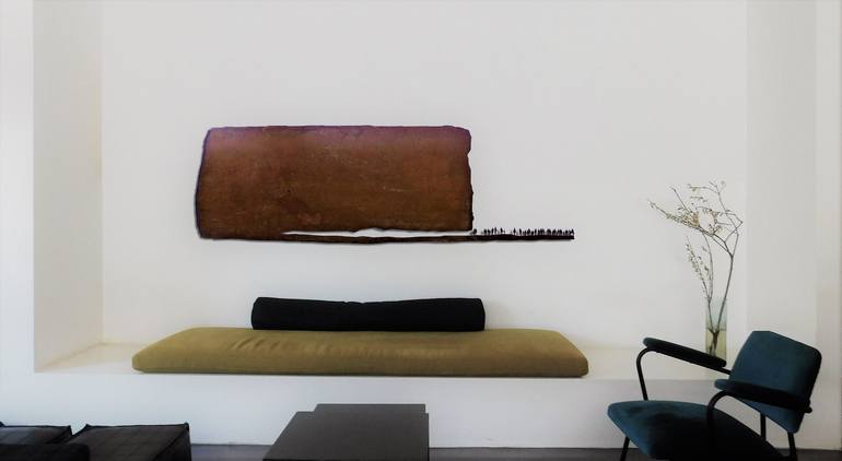 Original Conceptual Landscape Sculpture by Josephina Charabati