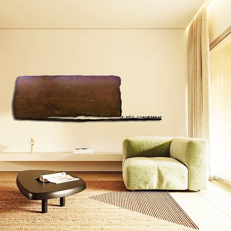 Original Conceptual Landscape Sculpture by Josephina Charabati