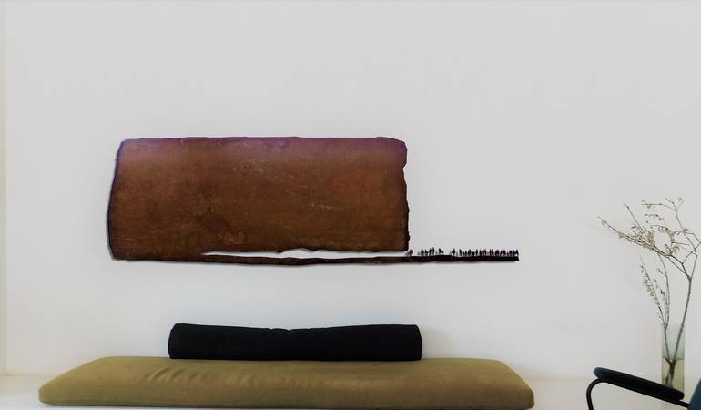 Original Conceptual Landscape Sculpture by Josephina Charabati