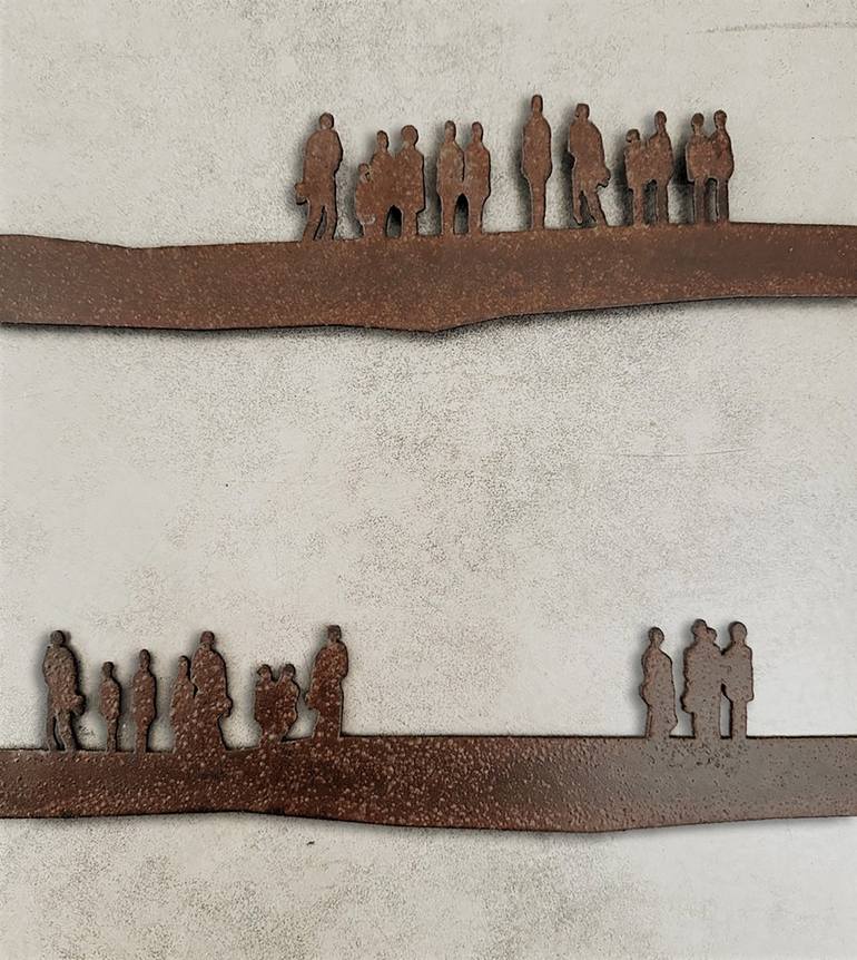Original Conceptual Travel Sculpture by Josephina Charabati