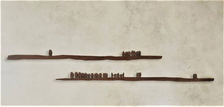 Original Conceptual Travel Sculpture by Josephina Charabati