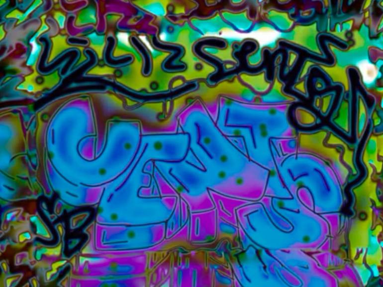 Original Abstract Expressionism Graffiti Photography by Cents Utv