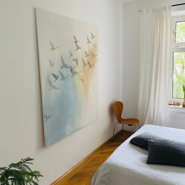 Original Minimalism Animal Painting by Juergen Katzenberger