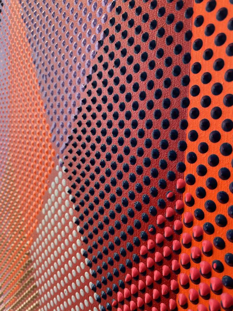Original Contemporary Geometric Painting by Juergen Katzenberger