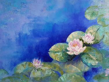 Water lilies on the lakes of paradise image