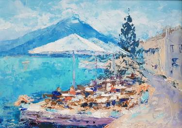 Print of Impressionism Beach Paintings by Inna Savenko