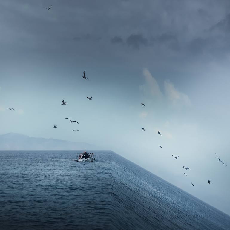 Original Surrealism Boat Photography by Anna Wacker