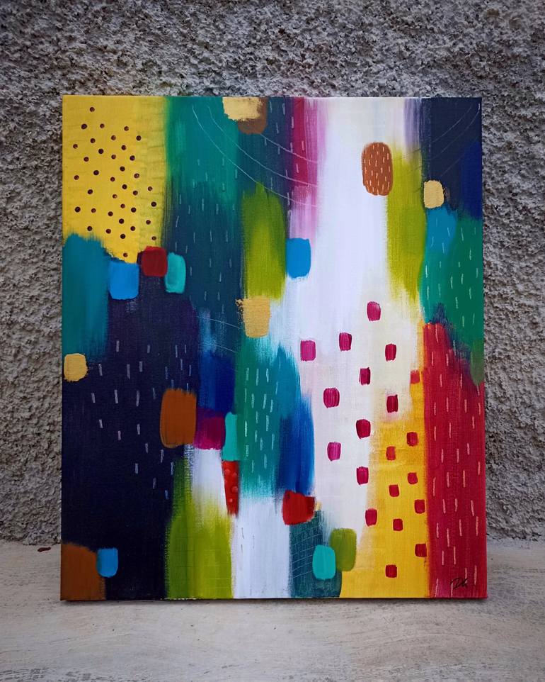 Original Abstract Expressionism Abstract Painting by Dijana Kovacevic
