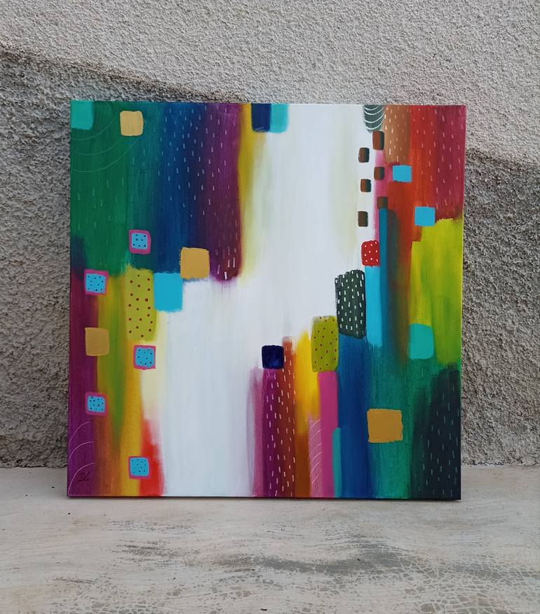 Original Abstract Expressionism Abstract Painting by Dijana Kovacevic