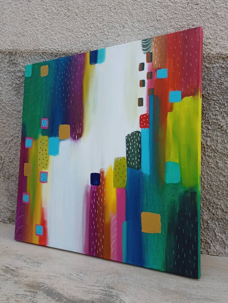 Original Abstract Expressionism Abstract Painting by Dijana Kovacevic