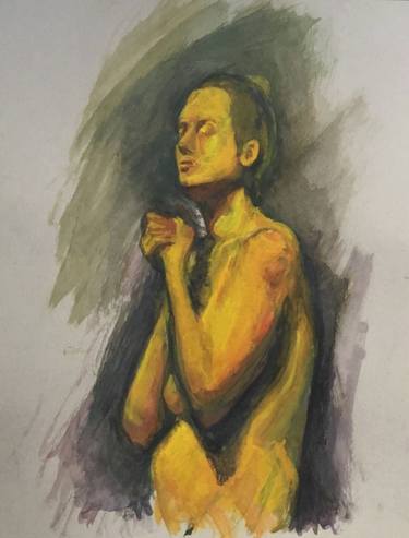Original Expressionism People Paintings by Sam Reichman