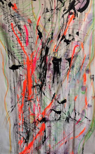 Original Abstract Expressionism Abstract Paintings by Sam Reichman