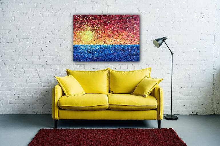 Original Abstract Painting by Maria Gubicekova