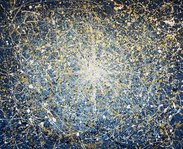 Original Abstract Expressionism Abstract Painting by Maria Gubicekova
