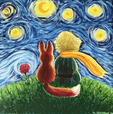 Little Prince Starry Night thumb