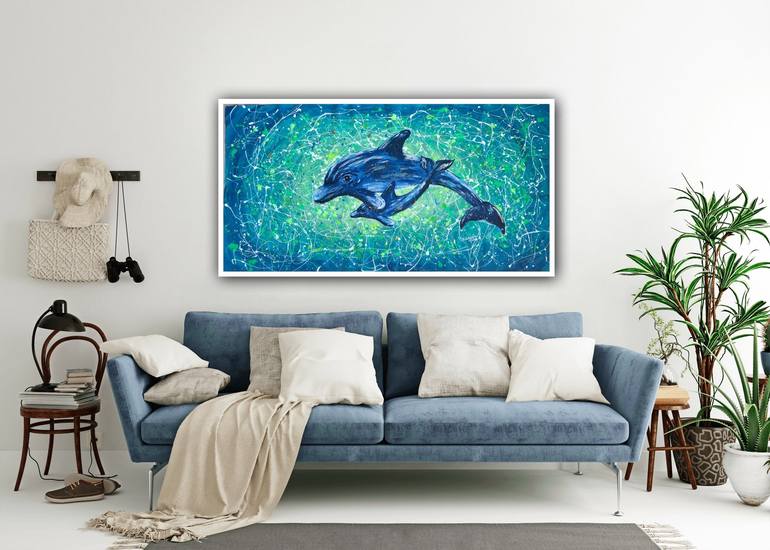 Original Animal Painting by Maria Gubicekova