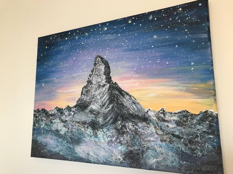 Original Modernism Nature Painting by Maria Gubicekova
