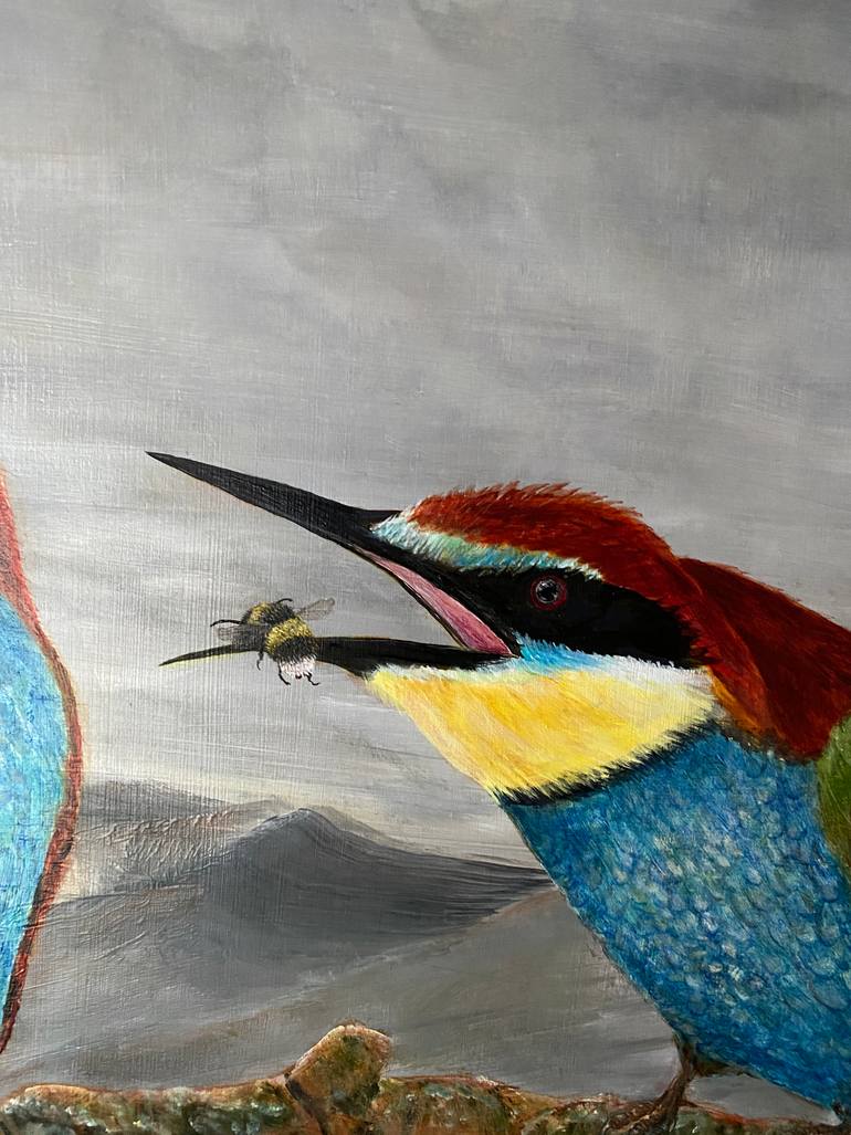 Original Figurative Animal Painting by Ana Olivenza