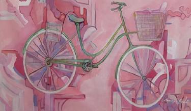 Original Bicycle Paintings by Soraya Prieto