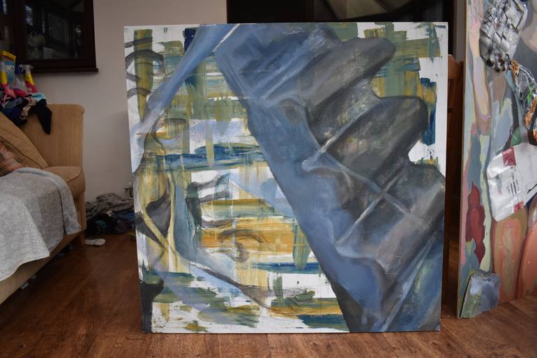 Original Abstract Time Painting by Gabrielle Evans