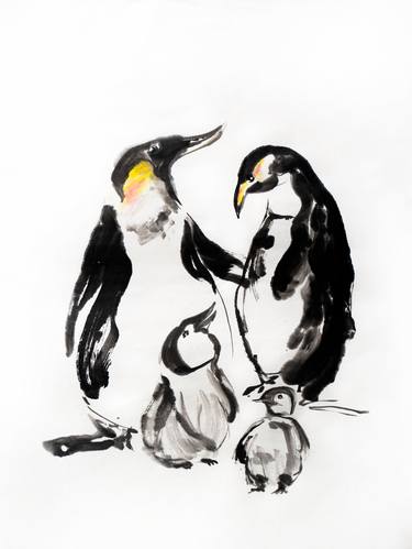 Print of Minimalism Animal Drawings by Ling Pitts