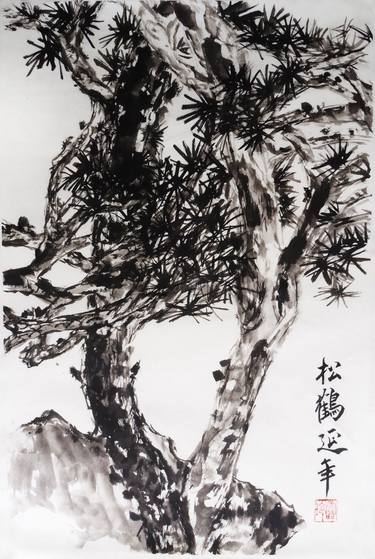 Print of Tree Drawings by Ling Pitts