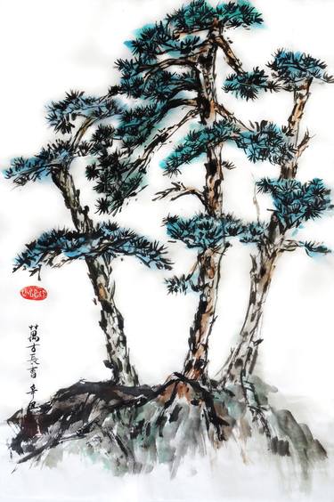 Original Realism Tree Drawings by Ling Pitts