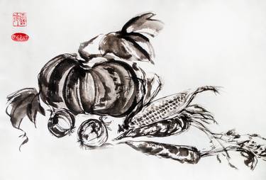 Original Food Drawings by Ling Pitts