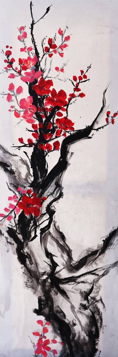 Original Floral Drawings by Ling Pitts