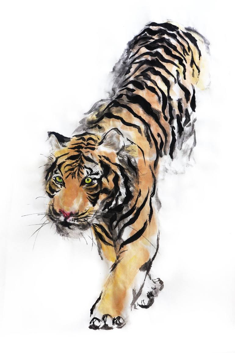 Bengal Tiger - Signed Fine Art Print - inkart