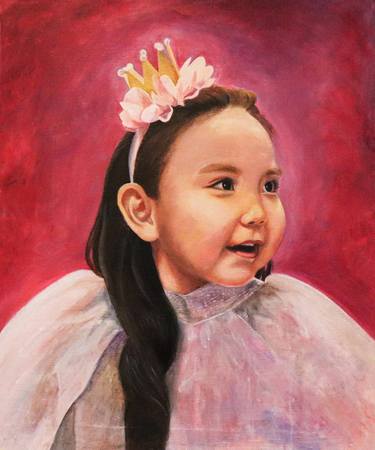 Print of Children Paintings by Feruza Turlybek