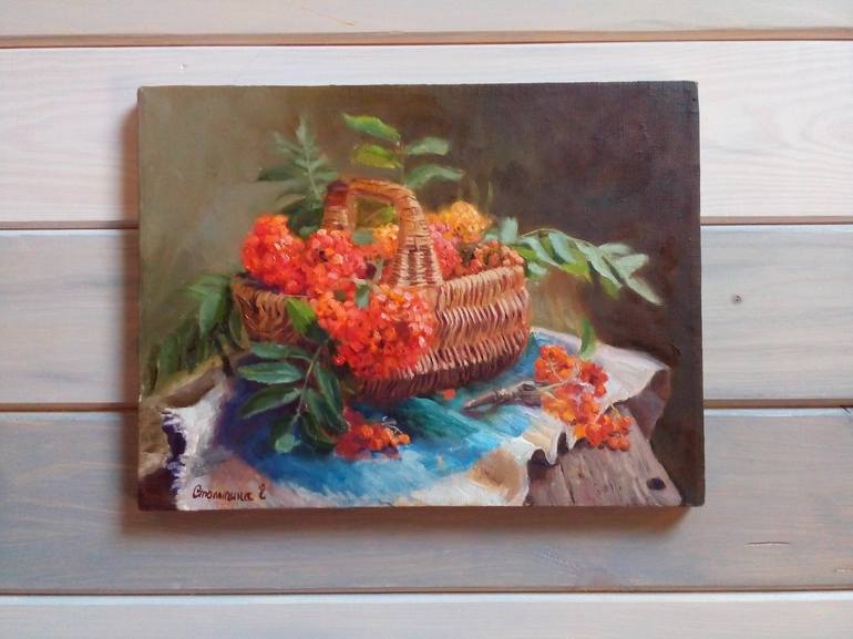 Original Fine Art Still Life Painting by Elena Stolypina