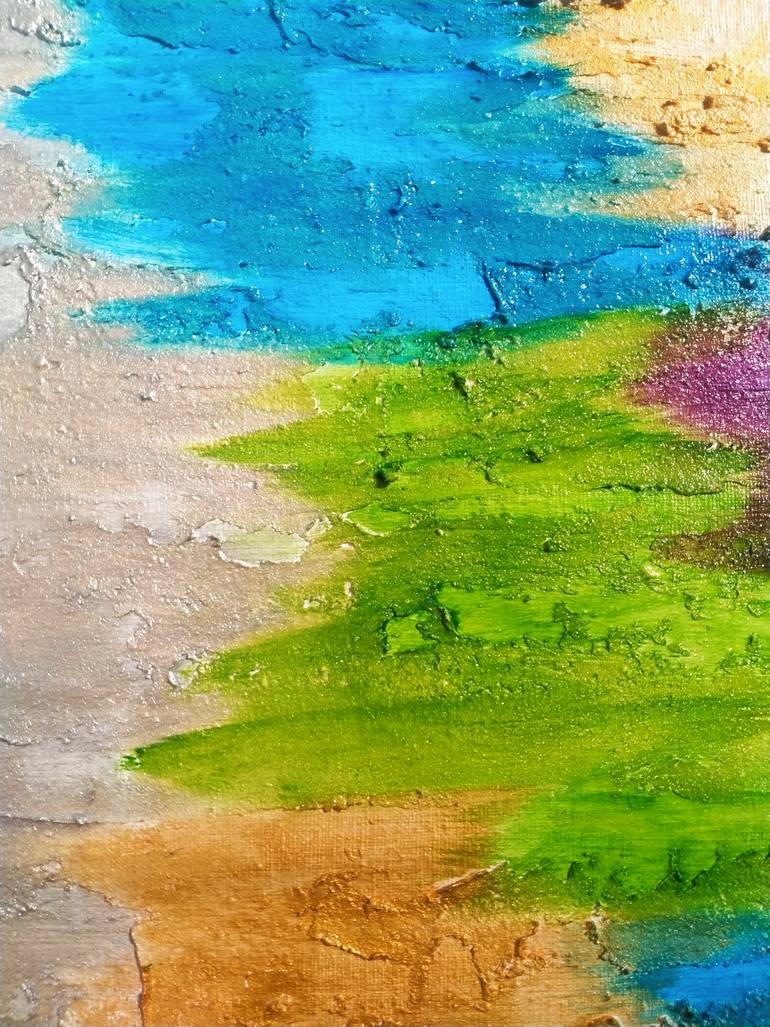 Original Art Deco Abstract Painting by Areesha Syed Frontispiece