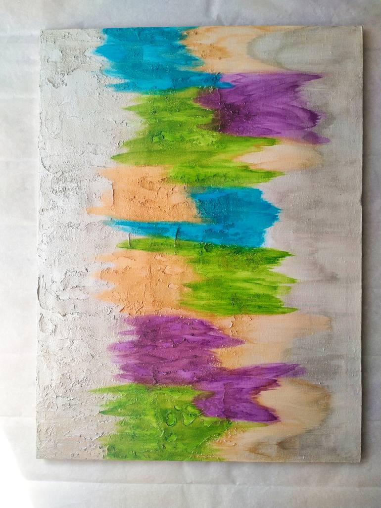 Original Art Deco Abstract Painting by Areesha Syed Frontispiece