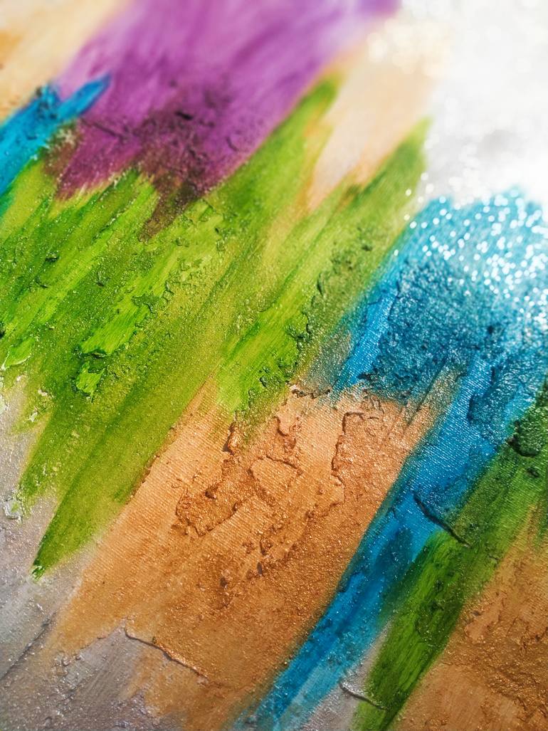 Original Art Deco Abstract Painting by Areesha Syed Frontispiece