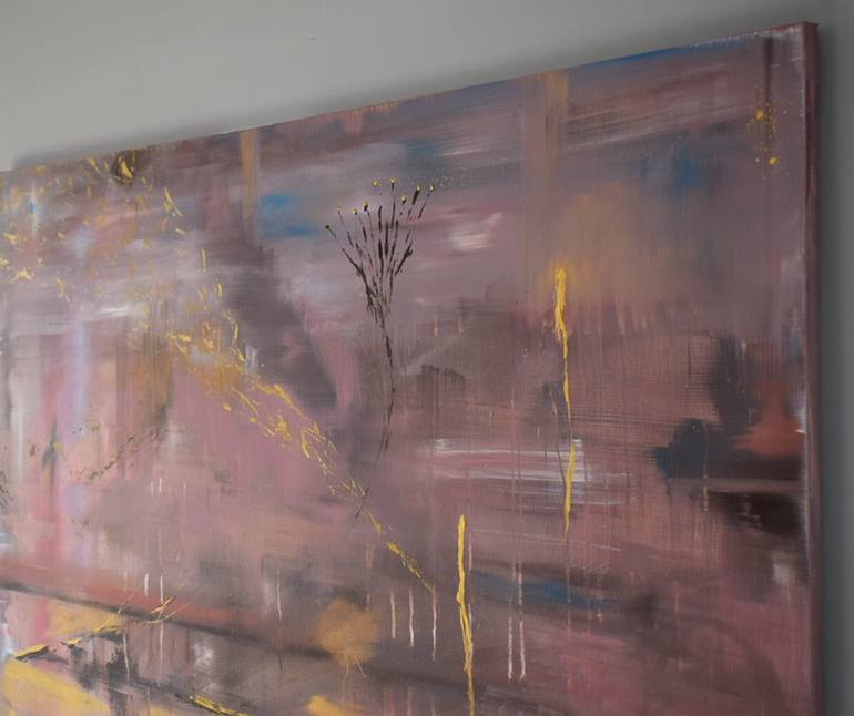 Original Abstract Expressionism Abstract Painting by Djimbi Djevdet
